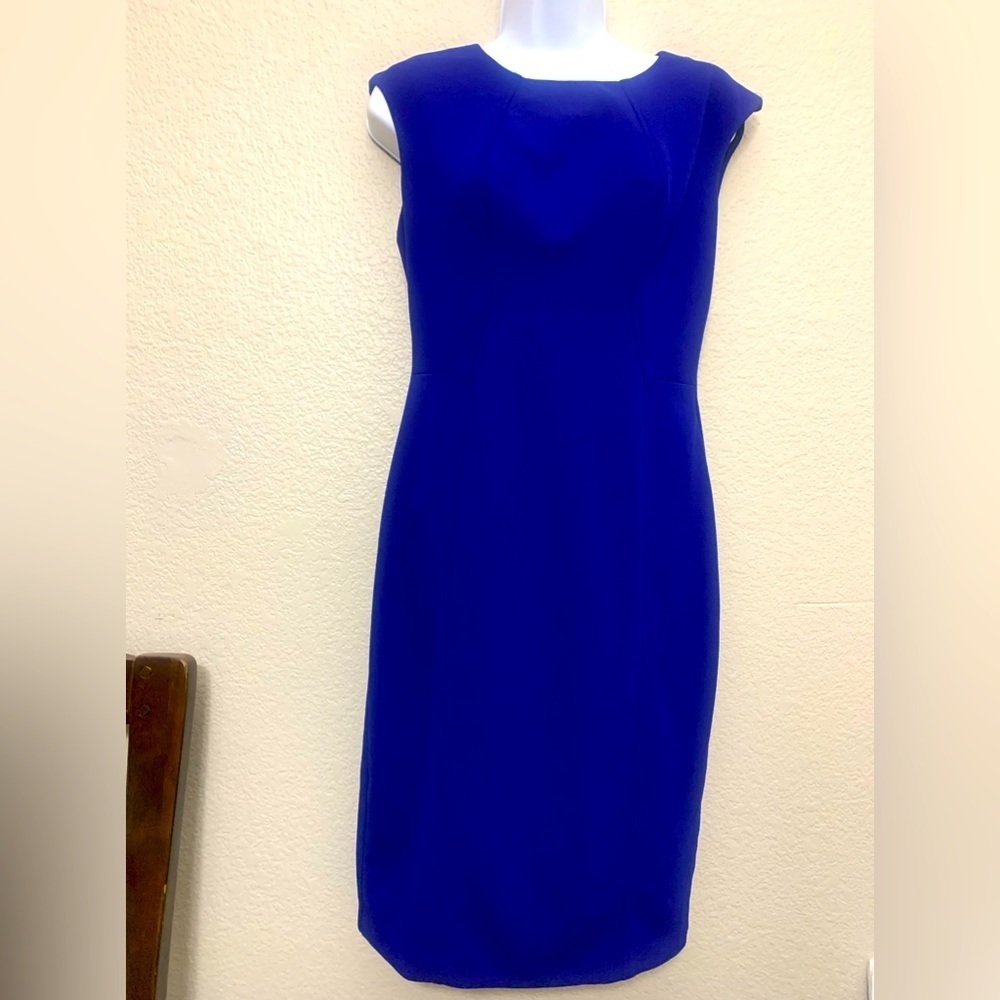 VINCE CAMUTO Royal Blue Dress Women’s Sz 6 CAREER BUSINESS